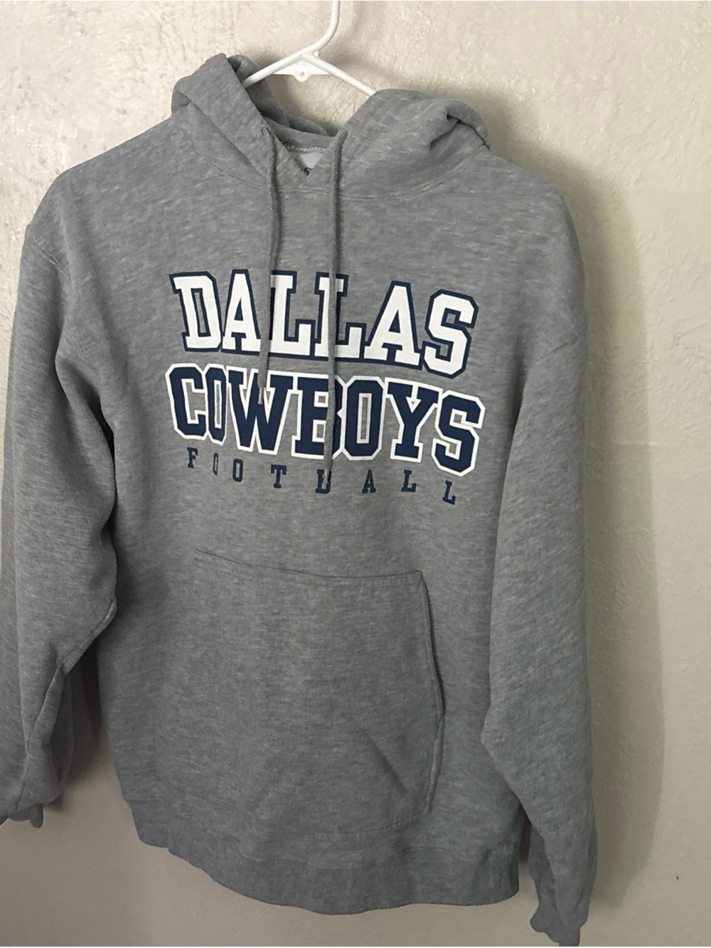 RBX Gray Dallas Cowboys Football Pullover Hoodie